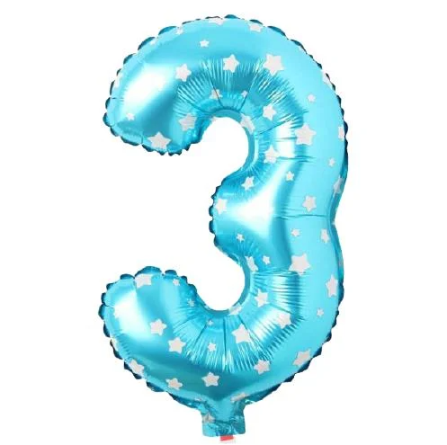 Folyo Balon Mavi 3 16 İnç 36 Cm